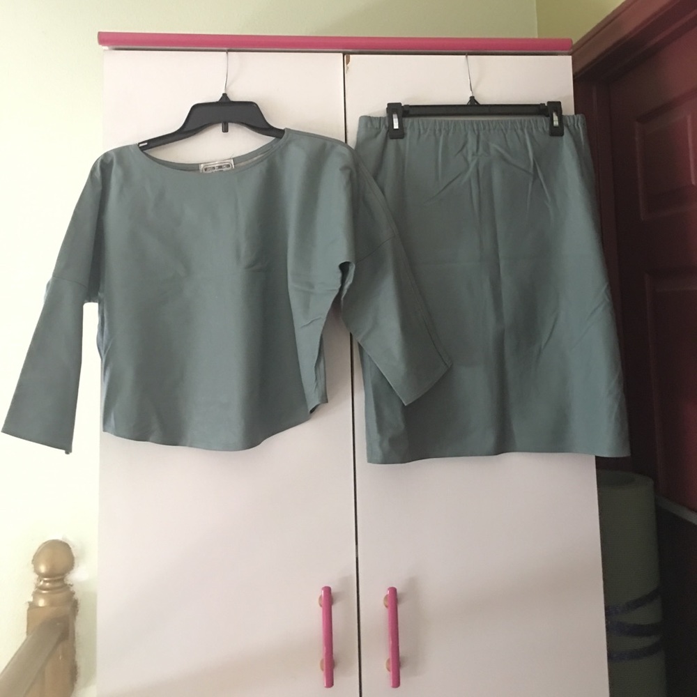 Leather Vintage Sage Matching Set 10