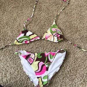 Groovy times bathing suit.