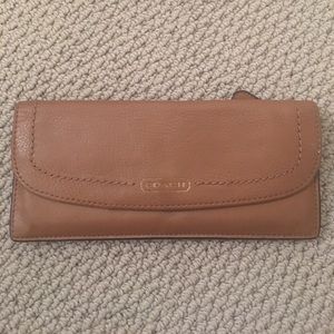 Coach leather wallet