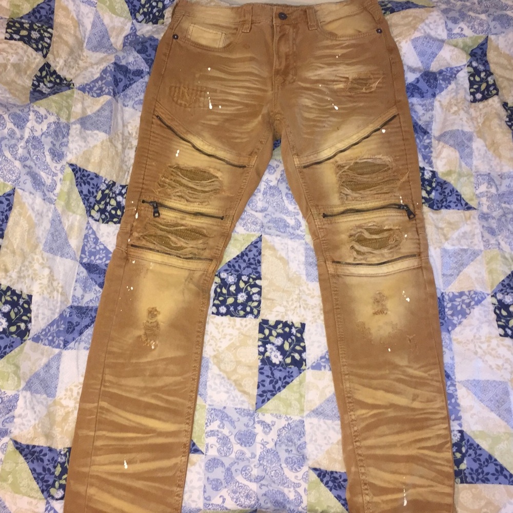 Designer Biker Jeans