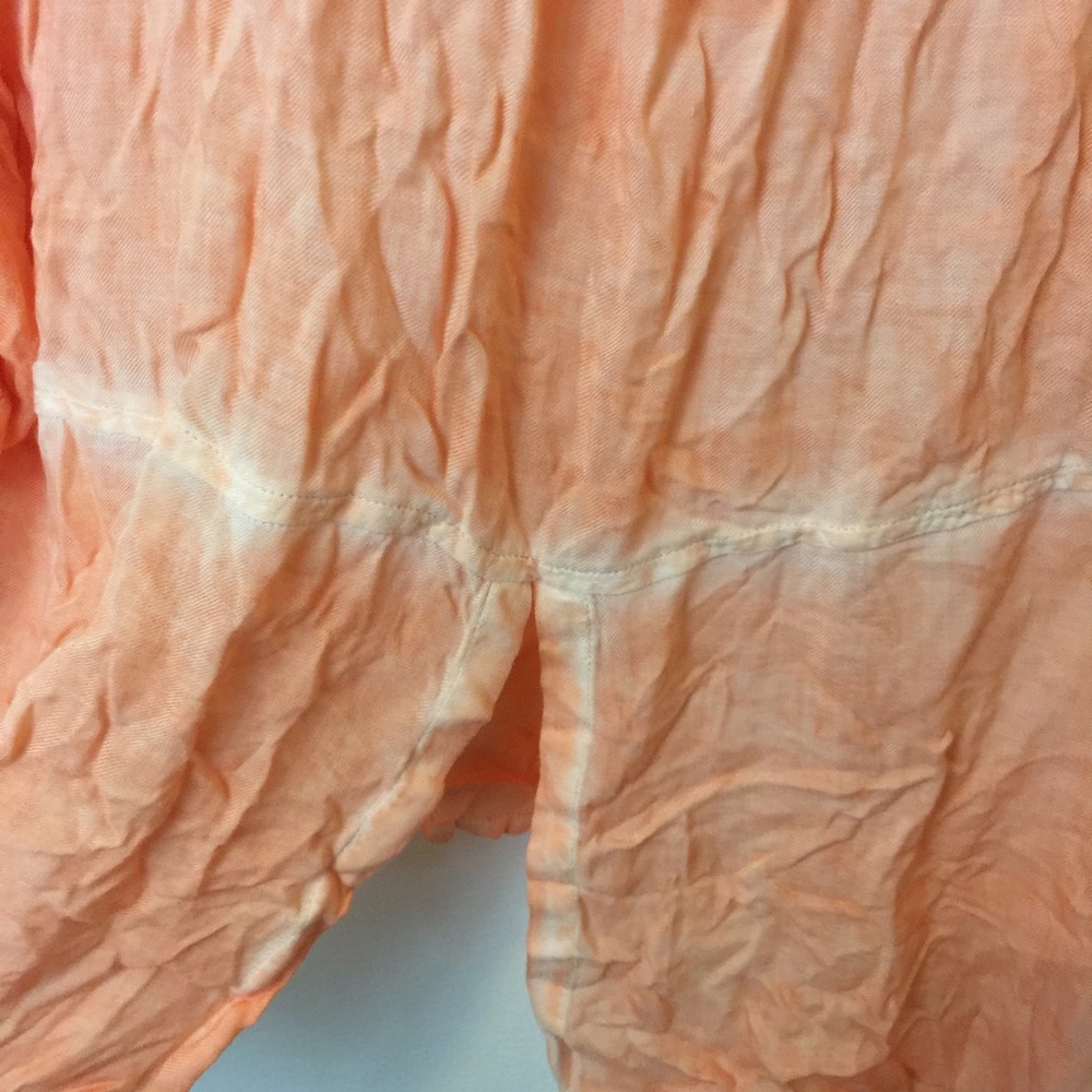 Cloth & Stone Cream-Sickle Orange Button Down Top - Picture 7 of 7