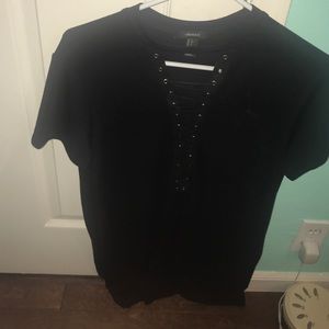 Forever 21 black t dress