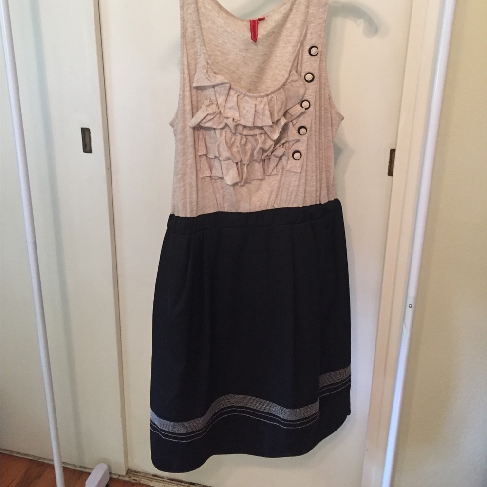 Two fabric One September dress