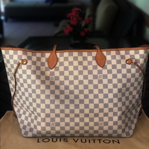 🚫SOLD🚫LOUIS VUITTON "NEVERFULL" LARGE TOTE BAG - Picture 3 of 8