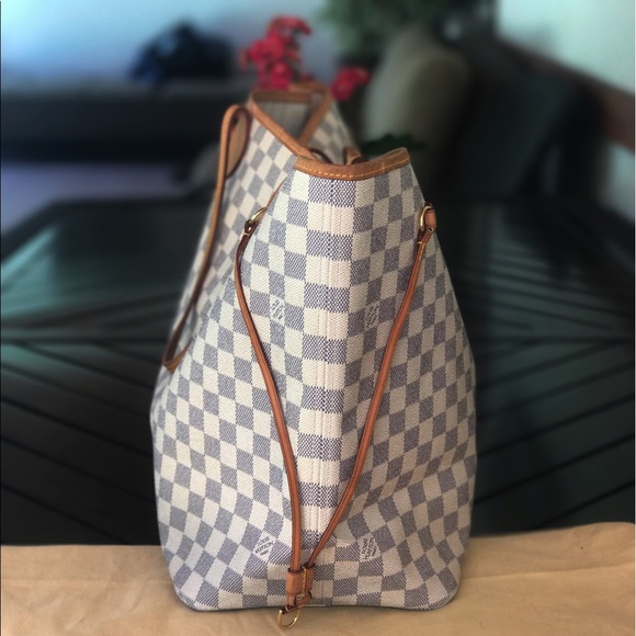 🚫SOLD🚫LOUIS VUITTON "NEVERFULL" LARGE TOTE BAG - Picture 5 of 8