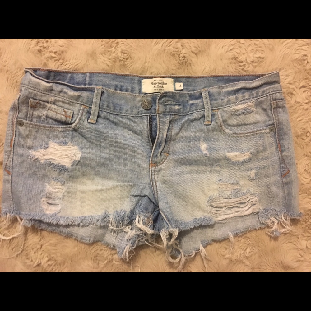 Abercrombie & Fitch Distressed Shorts