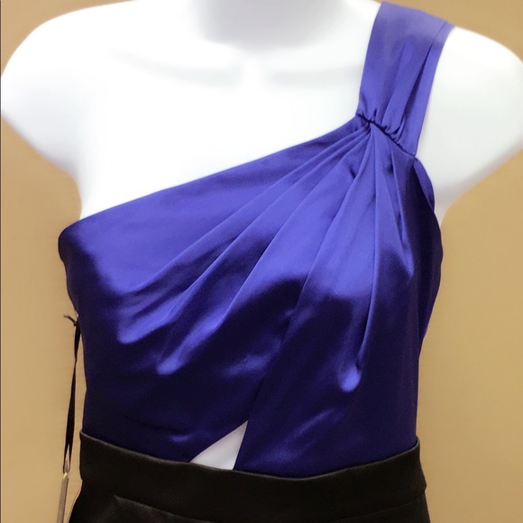 bebe Karen Single Shoulder Dress. Size 4 New - Picture 2 of 5