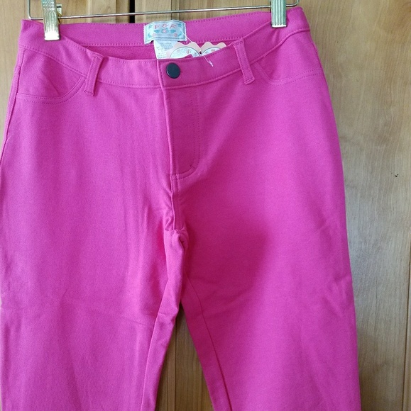 New Fuchsia/Hot Pink Jeggings - Picture 3 of 7