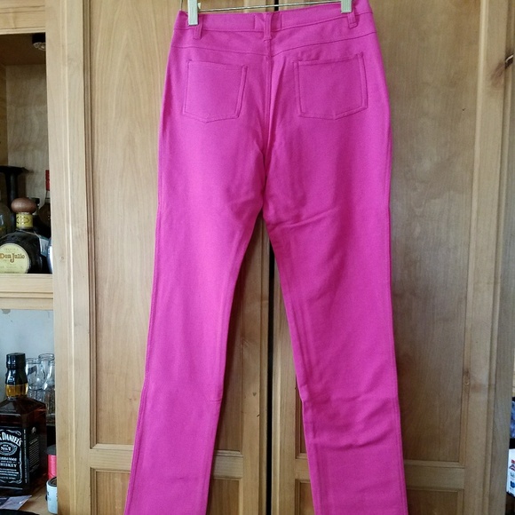New Fuchsia/Hot Pink Jeggings - Picture 5 of 7