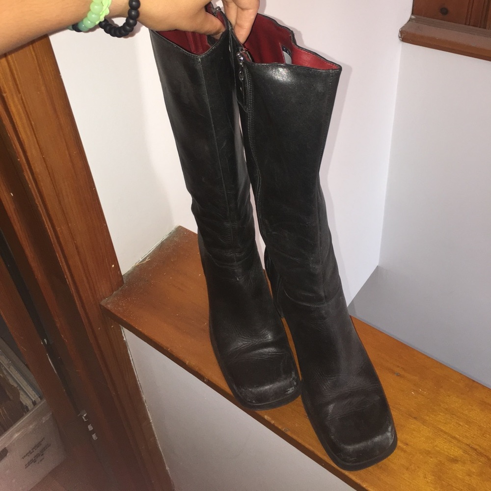 Tommy Hilfiger High Black Boots