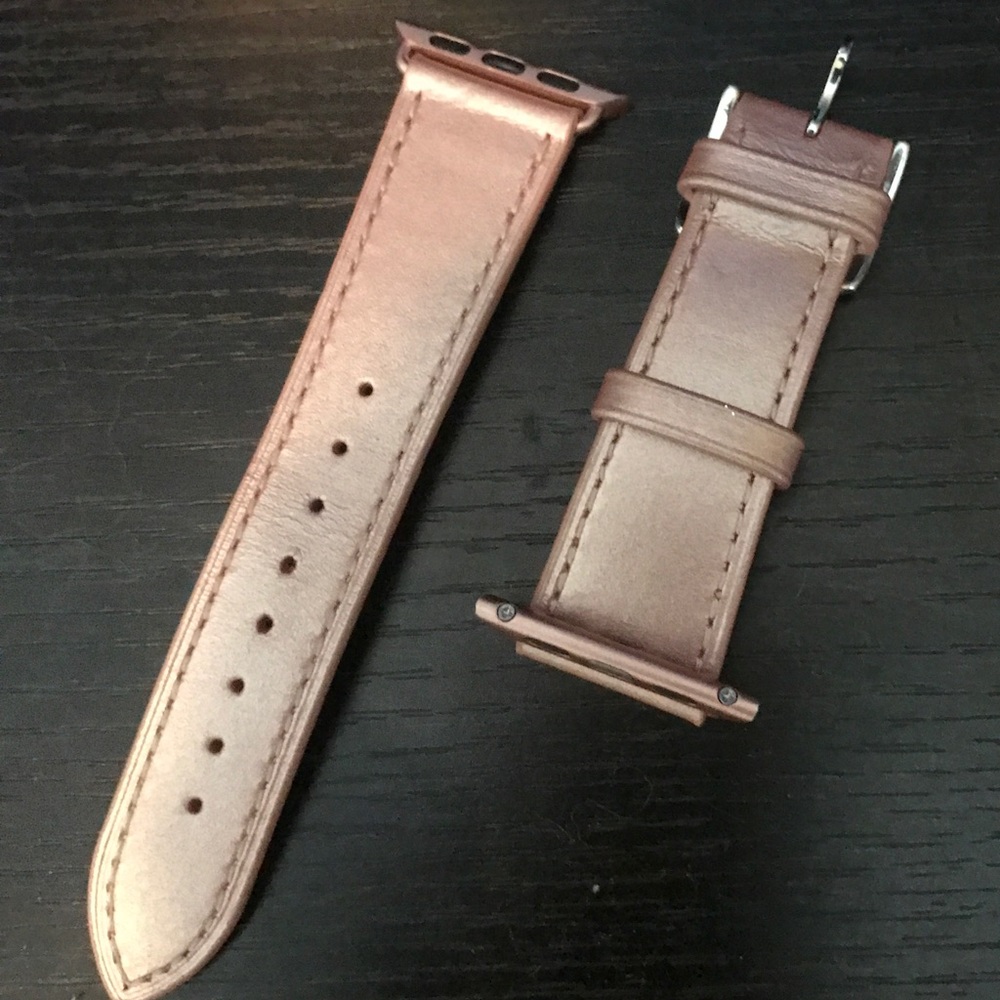 Rose Gold Apple Watch band