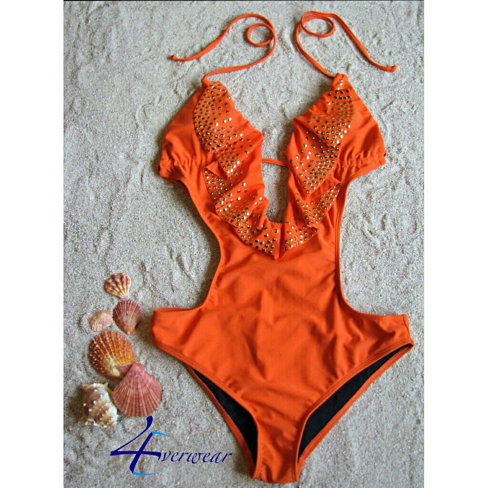 CORAL DEEP PLUNGE MONOKINI