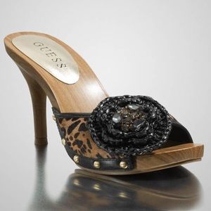 GUESS Wooden Malvana Sandals
