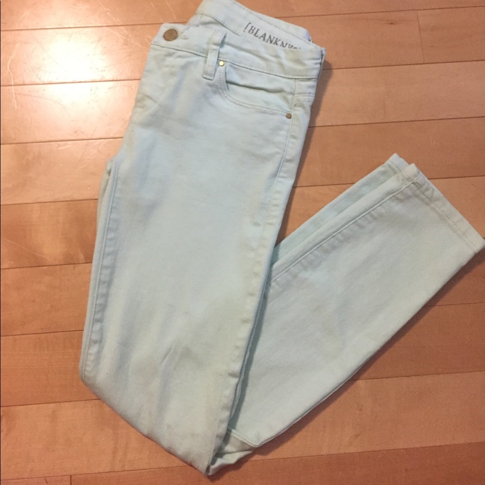 Mint Green Skinny Jeans