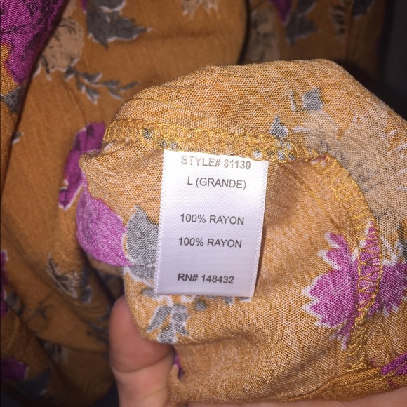 Cute orange floral sundress 🌞 - Picture 4 of 4