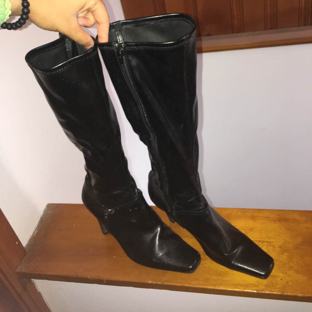Black Worthington High Boots