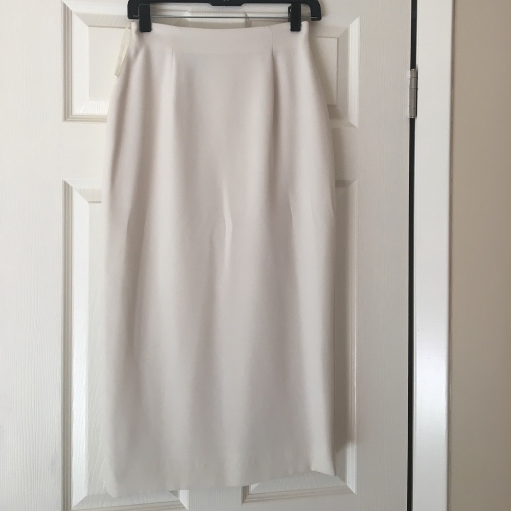 White Pencil Skirt