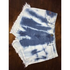 Girls Hudson cut off denim shorts