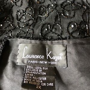 Vintage Jackets & Coats - Vintage Silk Sequin Beaded Jacket 2X Plus Size Vintage Jackets & Coats - Vintage Silk Sequin Beaded Jacket 2X Plus Size