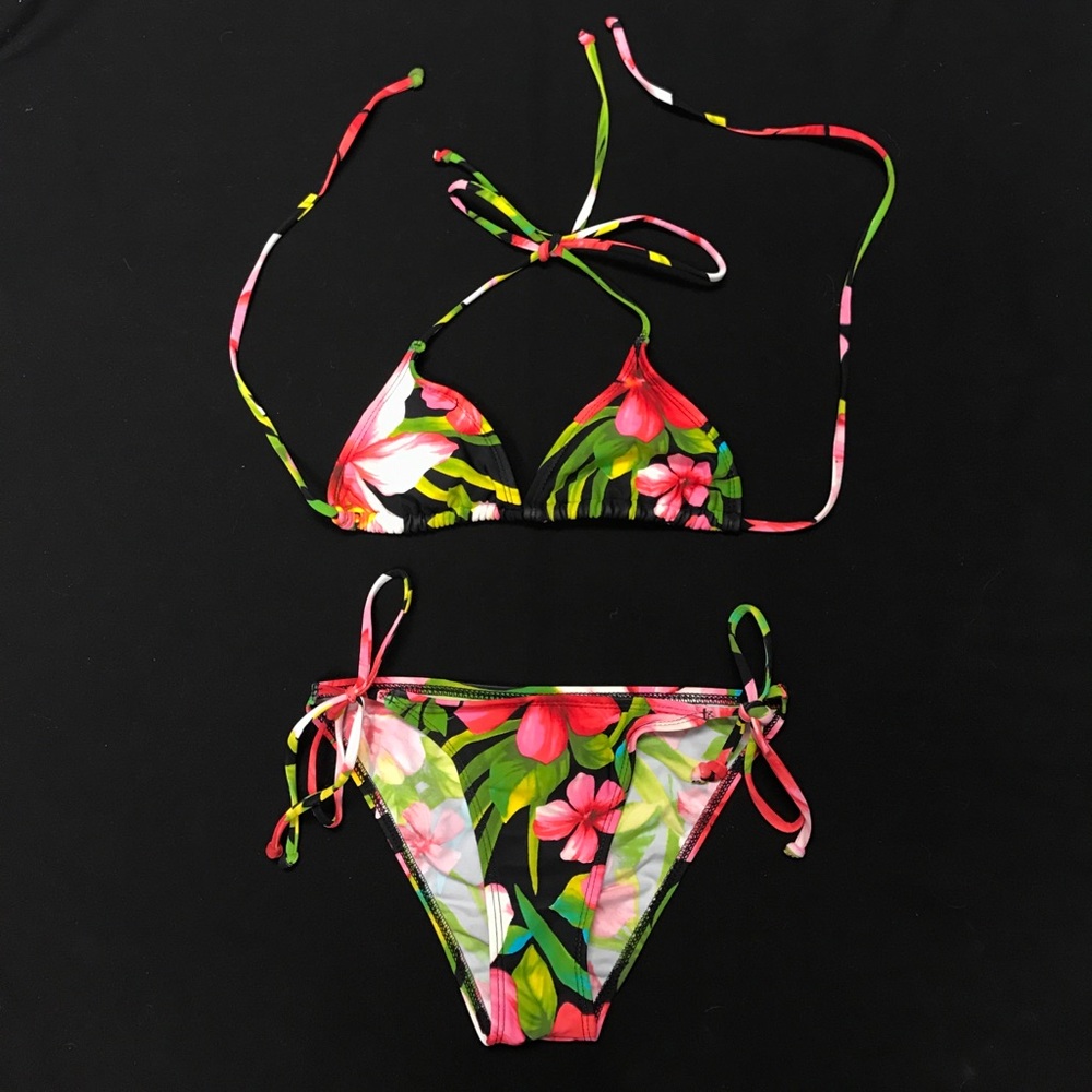 Tropical Flowered Bikini