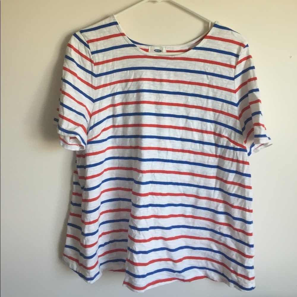 Old Navy Striped Trapeze Tee