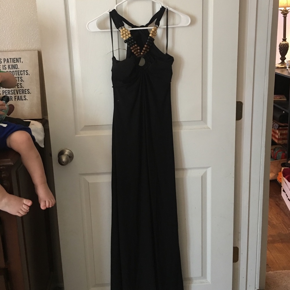 Beaded maxi dress