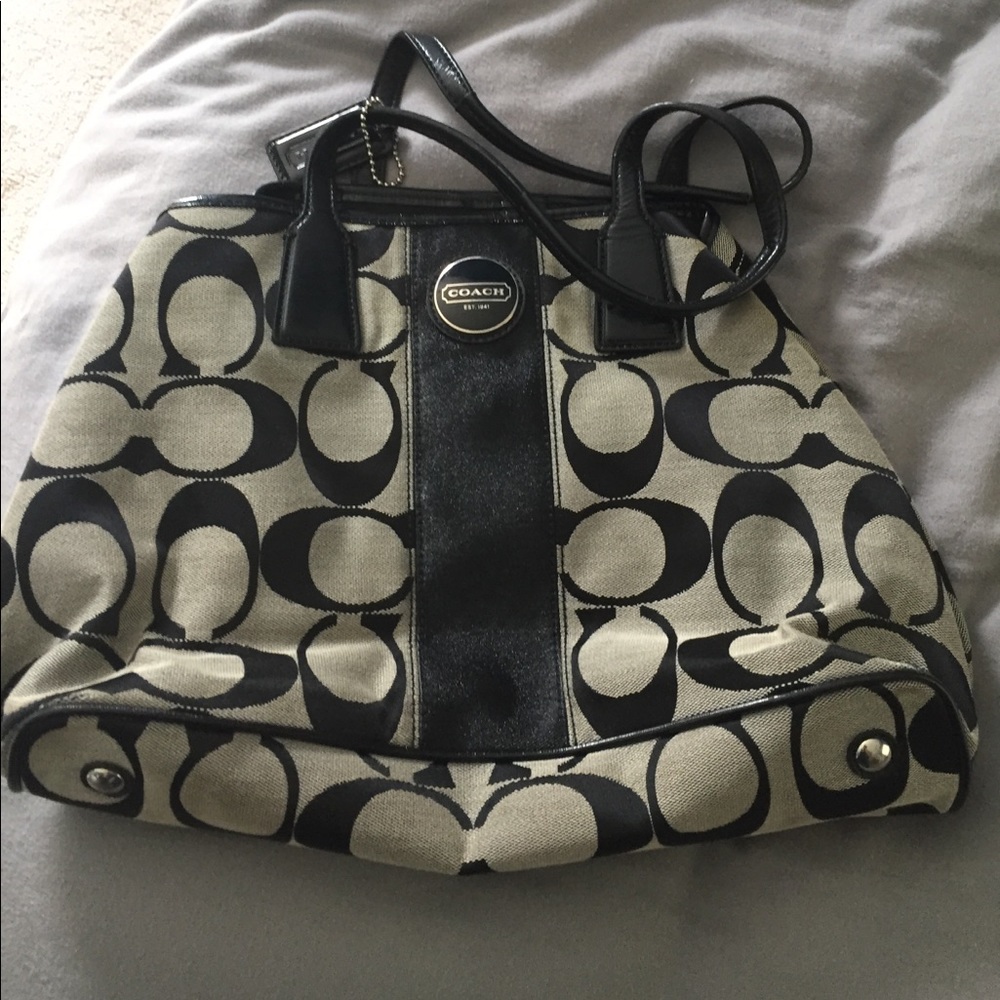 Black Coach Signature purse