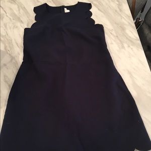 Jcrew dress with scallop edges