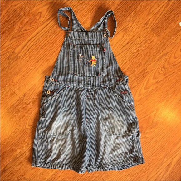 winnie the pooh overall shorts