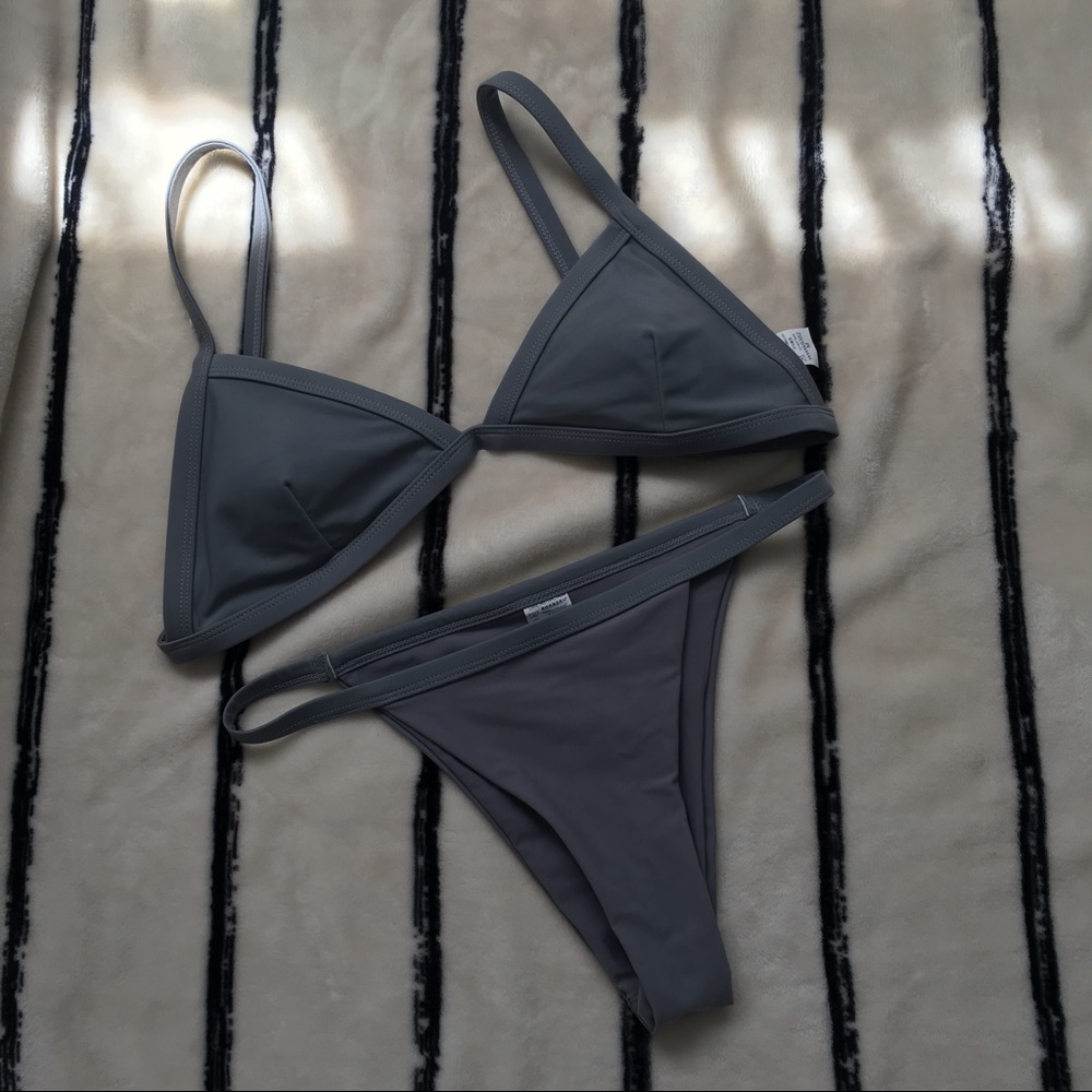 Gray Bathing Suit