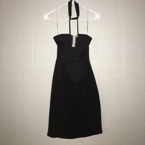 Short Black And Gold Dress