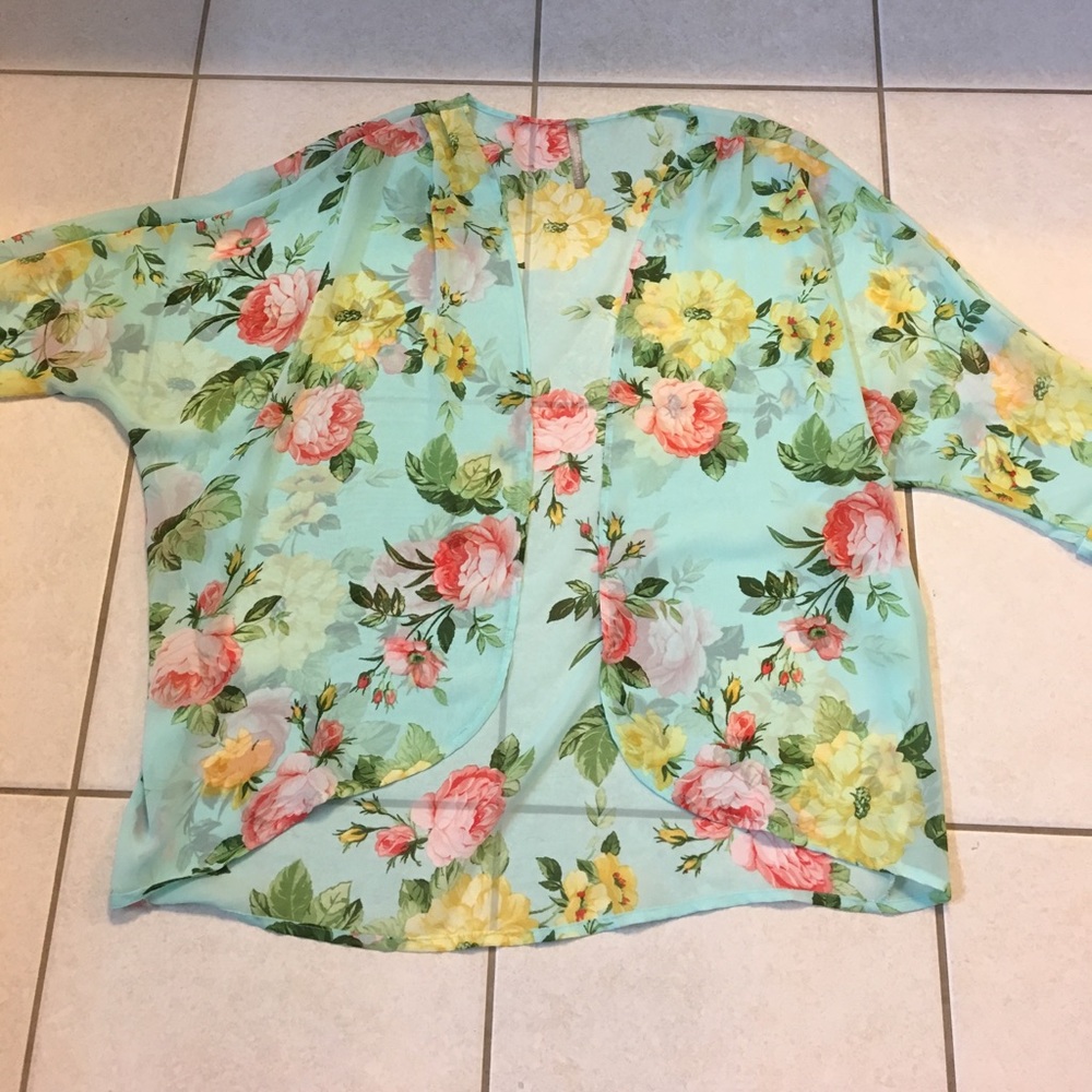 Floral kimono