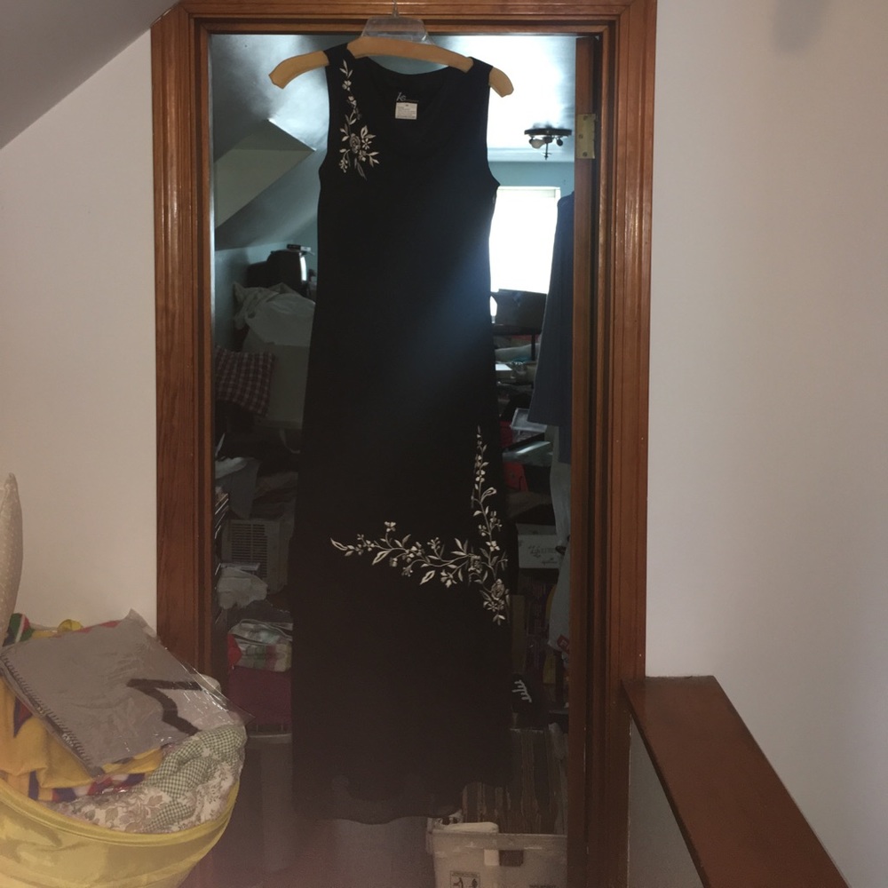 KS Sheer Ruffled Dress