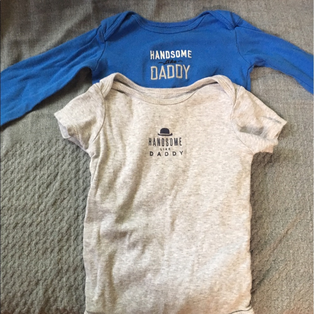 Carters Handsome like Daddy Onesies