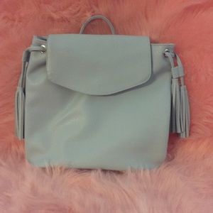 4 Tassel PU back pack