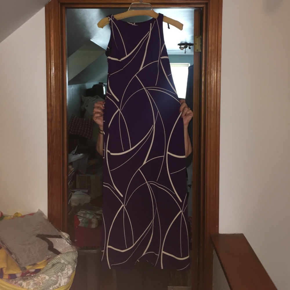 S.L. Fashions Purple Mid-length Dress