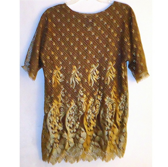 Lined gold lace M - Picture 2 of 2