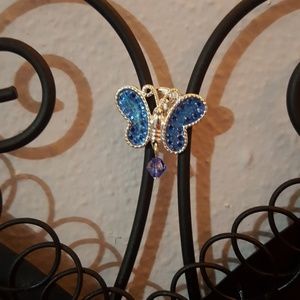 Sept. Birthstone Butterfly pin