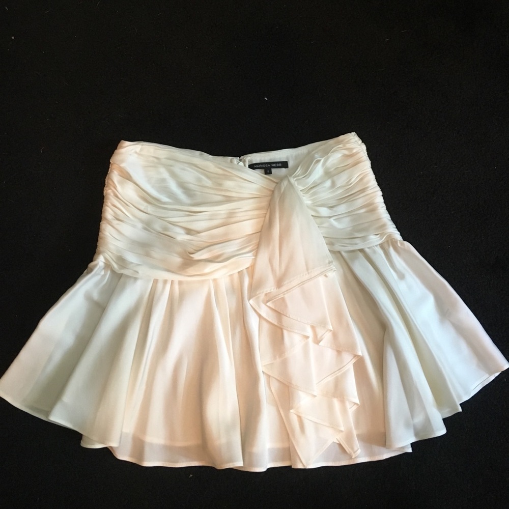 White skirt - Melissa Webb