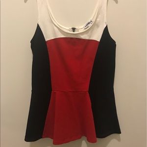 Express colorblock top