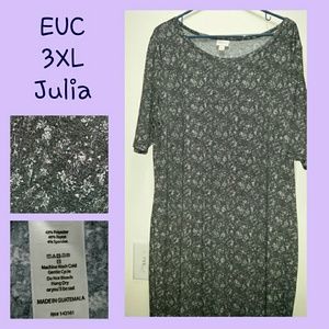EUC LuLaRoe 3XL Julia dress CROSS POSTED