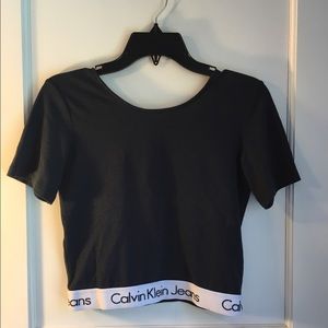 Calvin Klein crop top