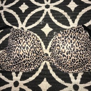 PINK Cheetah Print Lightly Lined Bra