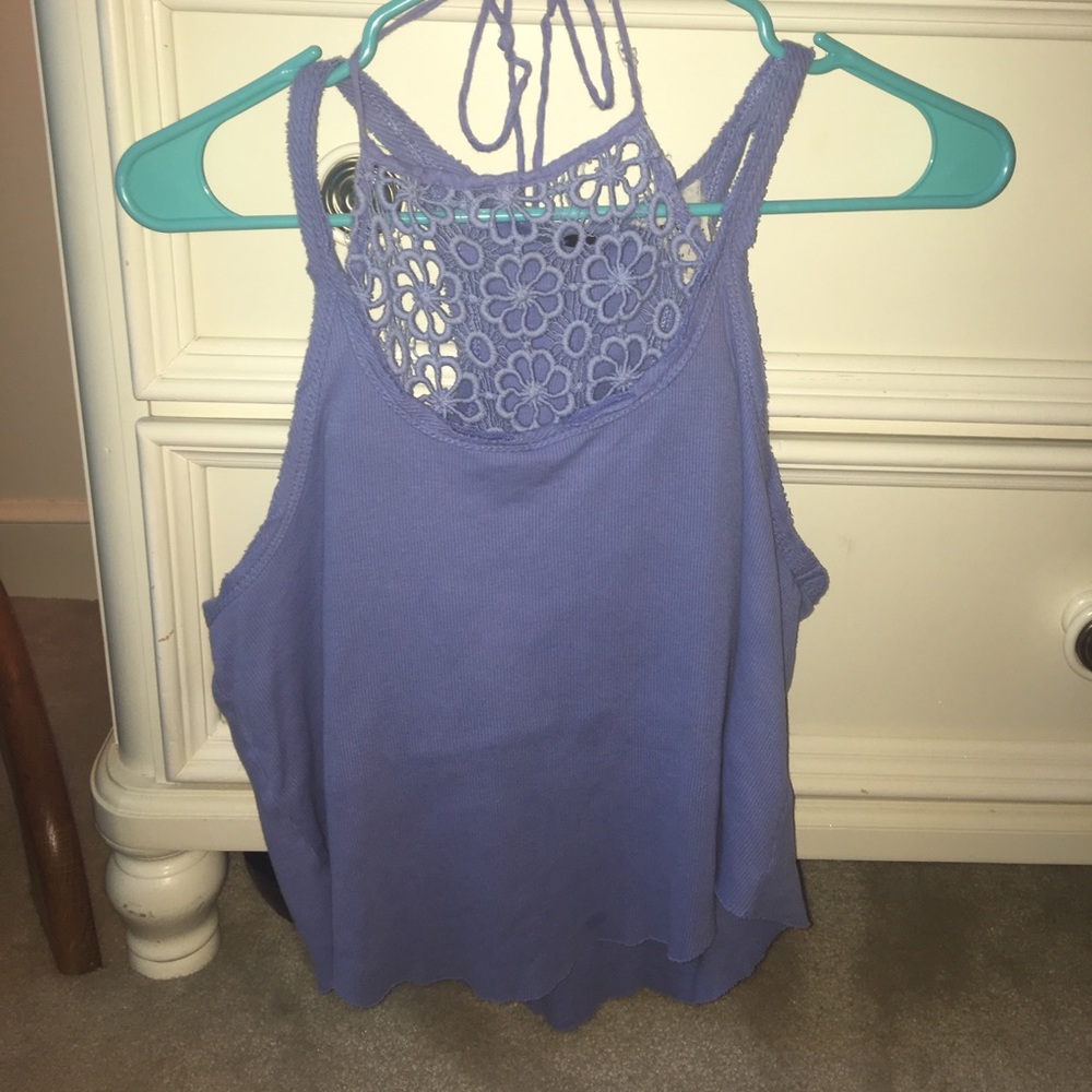 Free people flowery halter top