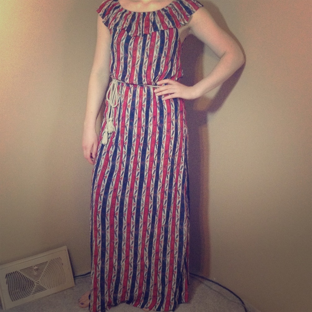 Striped Maxi Dress