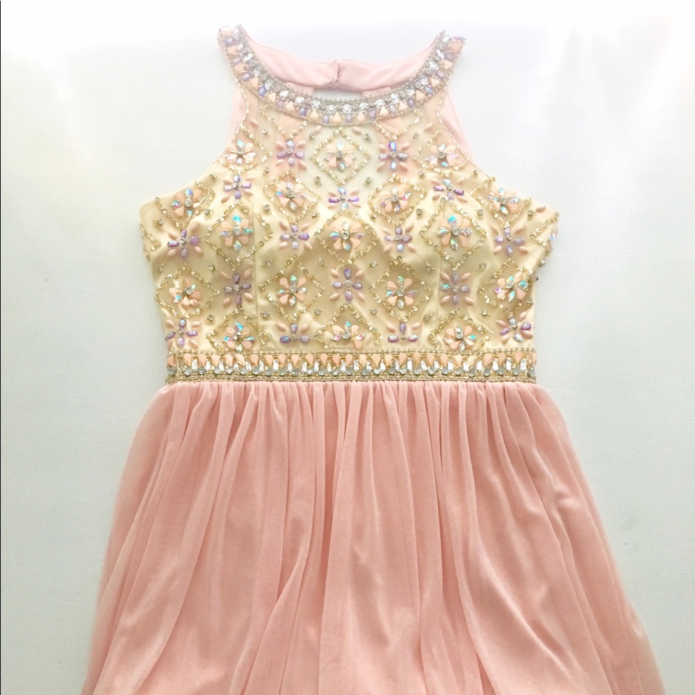 Crystal Doll Formal Dress (Size 7, fits like a 4)