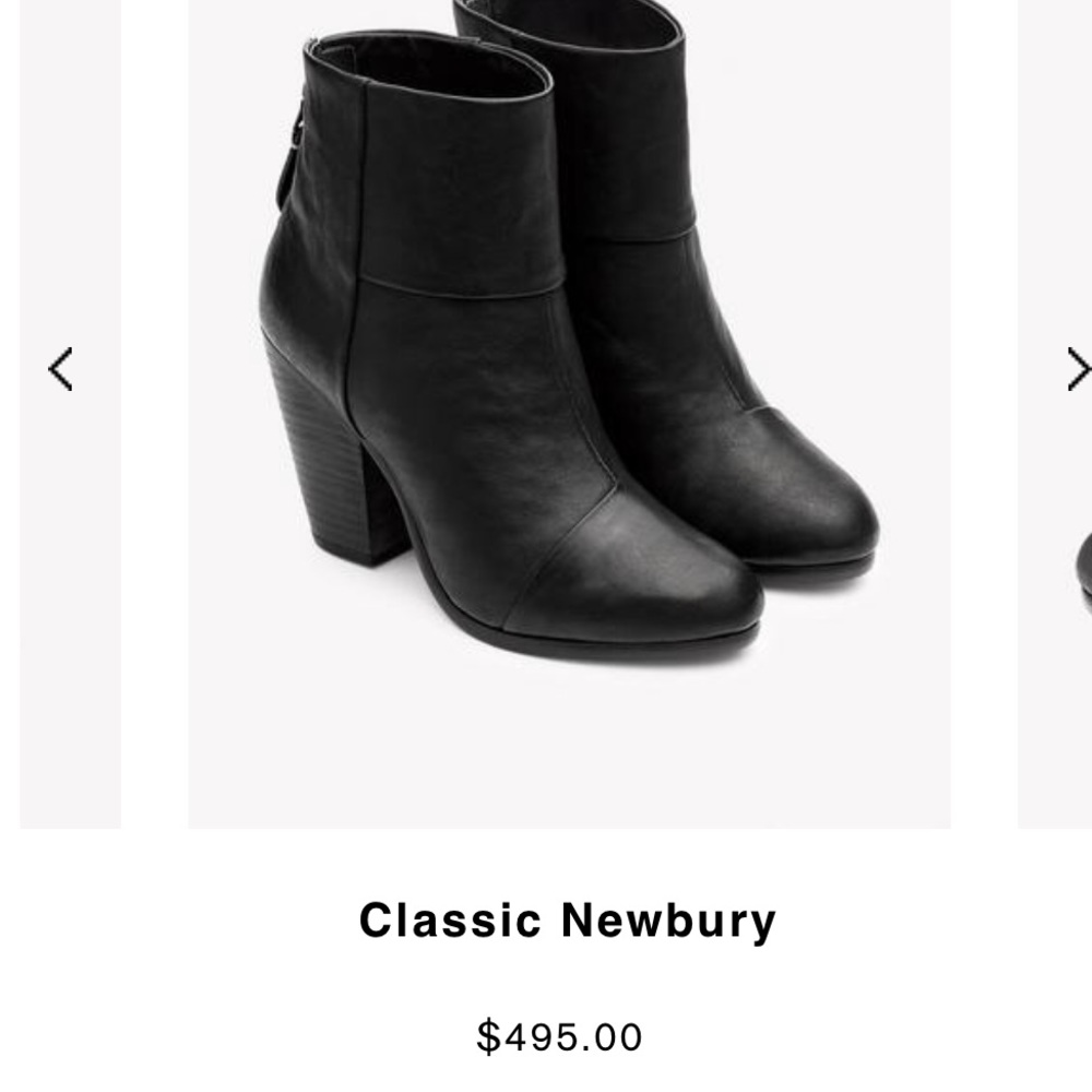Genuine Rag & Bone Newbury Classic booties