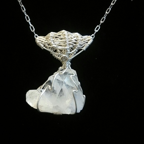 -HP- Crystal Garden Wire wrapped Quartz - Picture 3 of 7