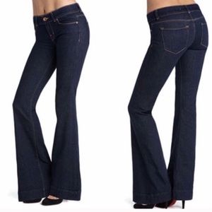 J. Brand Love Story Dark Denim Flare Size 29