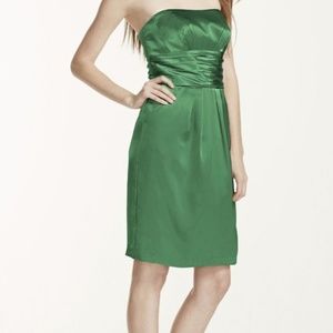David's Bridal Strapless Dress Style#83707 -Size 4